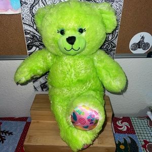 Build a Bear Rare Candy Pop Lime Green Plush Stuffed Animal